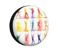 Copriruota di scorta, copriruota da gioco per Ginnastica, copriruota resistenti Alle Intemperie, universale, adatto per rimorchi, Camper, SUV, camion, Auto, Camper, rimorchi, accessori da 17 pollici