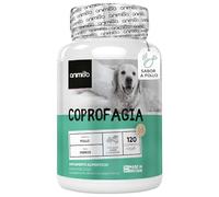 Coprofagia para Perros 120 Comprimidos Sabor Pollo con Probióticos - Previene Ingesta de Heces y Refresca el Aliento, con Enzimas y Probióticos para Perros Que Protegen y Ayudan a la Digestión
