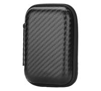 Coptiner Funda portátil de EVA, 11,5 x 7,7 x 4,2 cm, funda para cable de auriculares, a prueba de golpes y resistente al agua, adecuada para banco de energía, memorias USB, cable USB, accesorios de