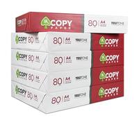 Copy Paper - Folios DIN A4 80gr - Para Oficina, Impresoras Láser, Inyección, Fotocopiadoras, Fax, Hogar (2500 Folios)