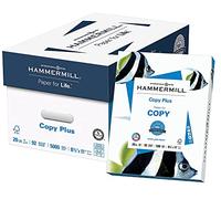 Copy Plus Copy Paper, 92 Brightness, 20 lb, 8-1/2 x 11, White, 5000 Sheets/Carton, Sold as 1 Carton