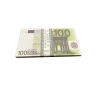 Copy Prop Fake Money 100 Euro Bills, Novelty Currency Notes for Entertainment, Movies, Games, Money Guns and Party Decorations