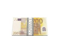 Copy Prop Fake Money 200 Euro Bills, Novelty Currency Notes for Entertainment, Movies, Games, Money Guns and Party Decorations