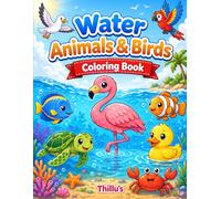Copy the Colors Coloring Book for Kids age 2+ : Water Animals & Birds | Fun and Easy Learning Activity: Each Page Includes a Color Guide for Kids to Look, Copy & Learn Colors Easily