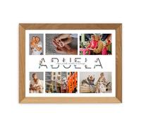 Copykrea - Lámina personalizada Día de la Madre con fotos familiares 20x30 cm | Regalo original para abuela | Impresión en papel fotográfico 260 g | Marco no incluido