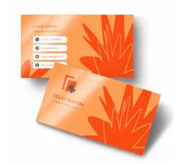COPYKREA - Tarjetas de visita personalizadas en 85x55 cm rectangular | Acabado laminado impermeable a elegir en brillo o mate | Papel 300g | Pack 100 unidades