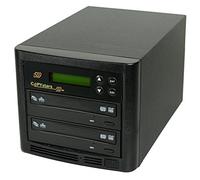 Copystars Duplicador de DVD 24X Grabador de CD DVD 1 a 1 Copiadora SATA Grabador de Doble Capa Copia Fácil Escritora Duplicadora Torre