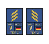 Copytec BW#47189 - Juego de parches (9,8 x 6 cm), diseño de marina con nombre del ejército alemán