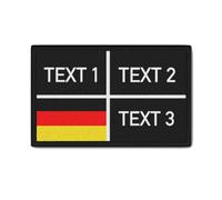 Copytec Parche de bandera de Alemania Personalsiert Troppenführer Identificación Parche #41281