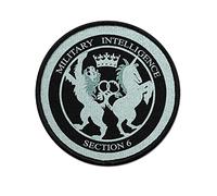 Copytec Parche MI6 Sección de Inteligencia Militar Británica Enlace Servicio Secreto Gran # 33998