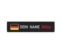 Copytec Parche Negro Blanco Grupo sanguíneo BlGrp Uniforme Ropa de Trabajo Soldado #45376