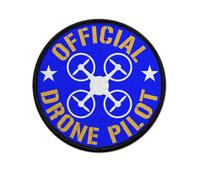 Copytec Parche oficial, 9 cm, diseño de dron de avión, cámara de vuelo