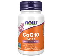 Now Foods CoQ10 100 mg con bayas de espino - 30 cápsulas vegetales
