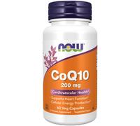 Now Foods Suplemento CoQ10 200 mg – 60 cápsulas vegetales