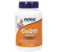 CoQ10 con lecitina y vitamina E, 400 mg - 60 cápsulas blandas