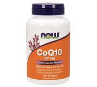 CoQ10 con Omega-3, 60mg - 120 cápsulas blandas