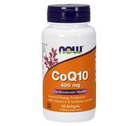 CoQ10 con vitamina E y lecitina de girasol, 400 mg - 30 cápsulas blandas