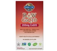 CoQ10 cruda, 200mg - 60 cápsulas veganas
