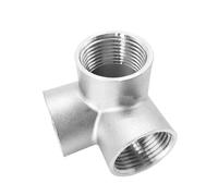 COQFBHJBRH 1/4in 3/8in 1/2in 3/4in 1in 1-1/4in 1-1/2in 2in BSPT Female 3 4 5 Ways Corner Cross 304 Stainless Steel Pipe Fitting Connector Water Gas(3 Ways,1 BSP) COQFBHJBRH