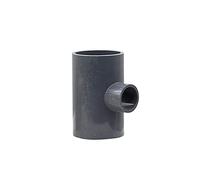 COQFBHJBRH Garden Plumbing 20/25/32/40mm PVC Reducing Straight Joint Water Pipe Fish Tank Pipe Joint Garden Irrigation Water Supply Fitting 2Pc (Color : Grey, Size : ID 40mm to 25mm) COQFBHJBRH