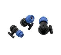 COQFBHJBRH Garden Plumbing 20mm to 1/2" / 25mm to 3/4" / 32mm to 1" Internal Thread Pipe Valve Garden Irrigation Pipe Water Stop Connector Water Control Switch (Color : Gold) COQFBHJBRH