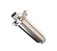COQFBHJBRH Inline Strainer Fit 19/25/32/38 Pipe Tri Clamp filter with 100mesh screen Wine Wort Filter Ferrule OD 50.5 Body 102mm(51mm TC OD 64mm) COQFBHJBRH