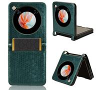 Coque Adecuado para ZTE Nubia Flip Funda de teléfono patrón de Lunares multitarjeta Ranura diseño Funda Protectora-Verde