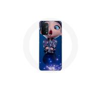 Coque - BTS - Animación TinyTAN V Mic Drop - Suave - Blanco - Compatible con Oppo A74 5G