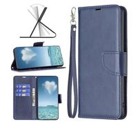 COQUE Casos para la Samsung Galaxy A27 Billetera de Cuero Vintage con Ranura para 3 Tarjetas, la Funda Protectora Samsung Galaxy A27-Azul
