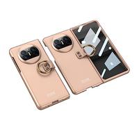 COQUE Custodia per Huawei Mate X3 5G Cover, Pellicola Shell All-Inclusive Custodia per telefono con supporto Video ad anello, Cover pieghevole per Huawei Mate X3-Oro