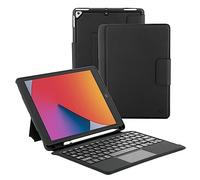 Coque de protection mobilis c2 premium pour ipad 10.2'' (9th/8th/7th gen) clavier fr bluetooth + touchpad - black