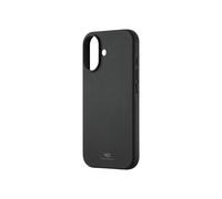 Coque - DIAMANTES BLANCOS - Apple iPhone 17 - Negro - Compatible con MagSafe - Silicona flexible