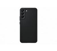 Coque en cuir pour Samsung Galaxy S22+ Noir