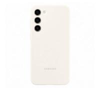 Samsung Coque Silicone Galaxy S23 Plus Creme
