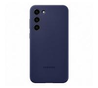 Coque en silicone pour Samsung Galaxy S23+ 5G Bleu