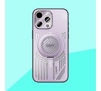 COQUE Funda para Apple iPhone 15 Pro MAX,Soporte de Anillo Giratorio 360°, Diseño Elegante en TPU Agujereado, Apple iPhone 15 Pro MAX(Figura 5)