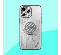 COQUE Funda para Apple iPhone 15 Pro MAX,Soporte de Anillo Giratorio 360°, Diseño Elegante en TPU Agujereado, Apple iPhone 15 Pro MAX(Figura 2)