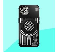 COQUE Funda para Apple iPhone 15,Soporte de Anillo Giratorio 360°, Diseño Elegante en TPU Agujereado, Apple iPhone 15(Figura 1)