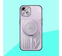 COQUE Funda para Apple iPhone 15,Soporte de Anillo Giratorio 360°, Diseño Elegante en TPU Agujereado, Apple iPhone 15(Figura 5)