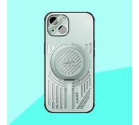 COQUE Funda para Apple iPhone 15,Soporte de Anillo Giratorio 360°, Diseño Elegante en TPU Agujereado, Apple iPhone 15(Figura 3)