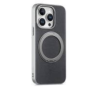 COQUE Funda para Apple iPhone 16 Pro MAX con Soporte Anillo magnético, protección contra caídas y Golpes de 3 m, Ajuste Delgado con Soporte Giratorio de 360° para Oficina, Coche y Gimnasio-Negro