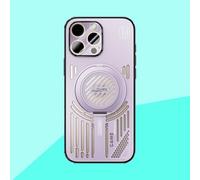 COQUE Funda para Apple iPhone 16 Pro MAX,Soporte de Anillo Giratorio 360°, Diseño Elegante en TPU Agujereado, Apple iPhone 16 Pro MAX(Figura 5)