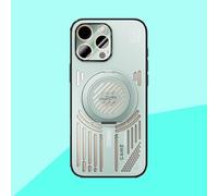 COQUE Funda para Apple iPhone 16 Pro MAX,Soporte de Anillo Giratorio 360°, Diseño Elegante en TPU Agujereado, Apple iPhone 16 Pro MAX(Figura 3)