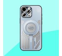 COQUE Funda para Apple iPhone 16 Pro MAX,Soporte de Anillo Giratorio 360°, Diseño Elegante en TPU Agujereado, Apple iPhone 16 Pro MAX(Figura 4)
