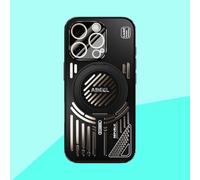 COQUE Funda para Apple iPhone 16 Pro,Soporte de Anillo Giratorio 360°, Diseño Elegante en TPU Agujereado, Apple iPhone 16 Pro(Figura 1)