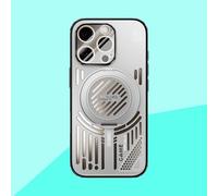 COQUE Funda para Apple iPhone 16 Pro,Soporte de Anillo Giratorio 360°, Diseño Elegante en TPU Agujereado, Apple iPhone 16 Pro(Figura 2)