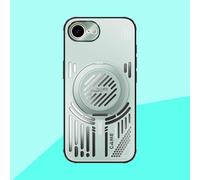 COQUE Funda para Apple iPhone 16e,Soporte de Anillo Giratorio 360°, Diseño Elegante en TPU Agujereado, Apple iPhone 16e(Figura 3)