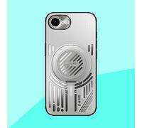 COQUE Funda para Apple iPhone 16e,Soporte de Anillo Giratorio 360°, Diseño Elegante en TPU Agujereado, Apple iPhone 16e(Figura 2)