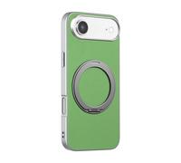 COQUE Funda para Apple iPhone 17 Air con Soporte Anillo magnético, protección contra caídas y Golpes de 3 m, Ajuste Delgado con Soporte Giratorio de 360° para Oficina, Coche y Gimnasio-Verde