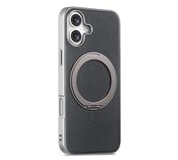 COQUE Funda para Apple iPhone 17 con Soporte Anillo magnético, protección contra caídas y Golpes de 3 m, Ajuste Delgado con Soporte Giratorio de 360° para Oficina, Coche y Gimnasio-Negro